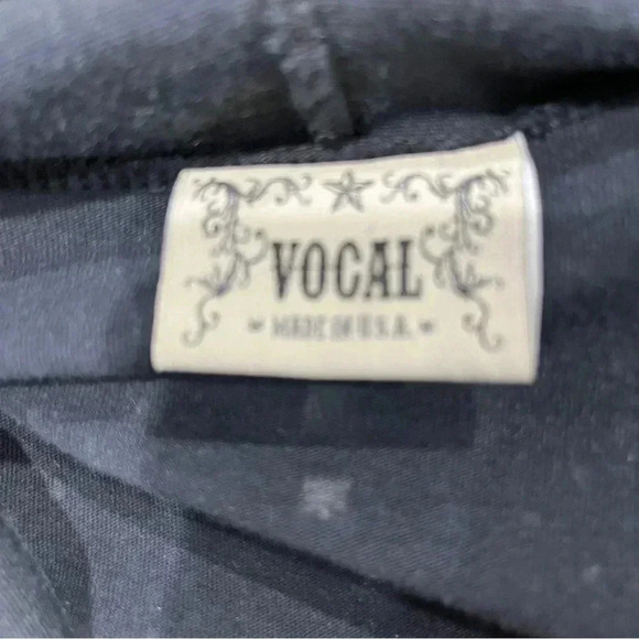 Vocal brand fringed kimono duster, jacket w rhinestones & studs. Western rodeo - Picture 12 of 14